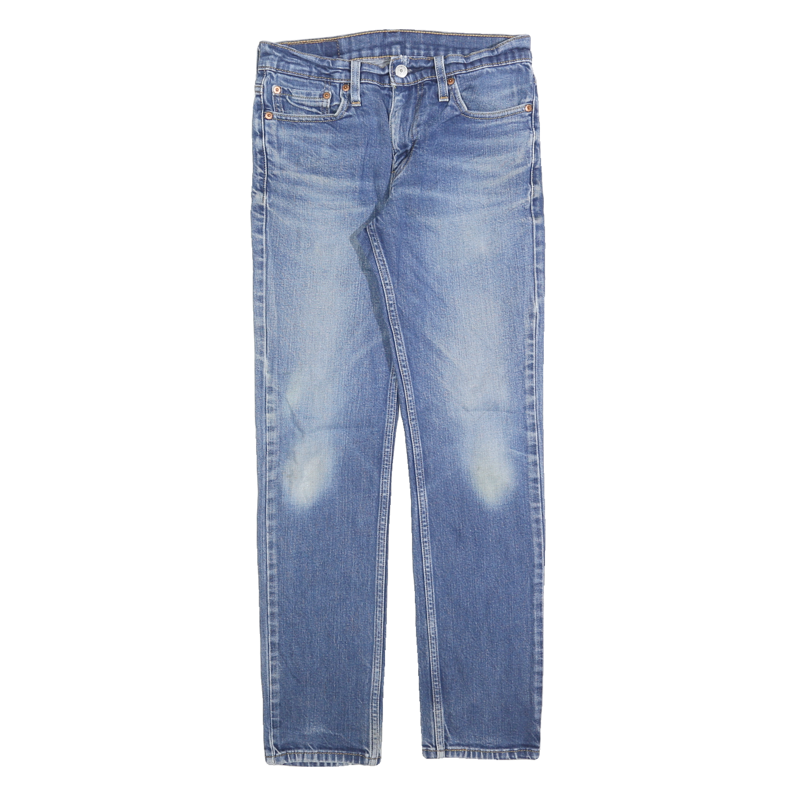LEVI'S 511 Slim Mens Jeans Blue Slim Skinny Denim Medium W29 L30 Zip