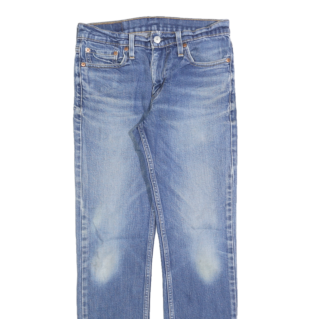 LEVI'S 511 Slim Mens Jeans Blue Slim Skinny Denim Medium W29 L30 Zip