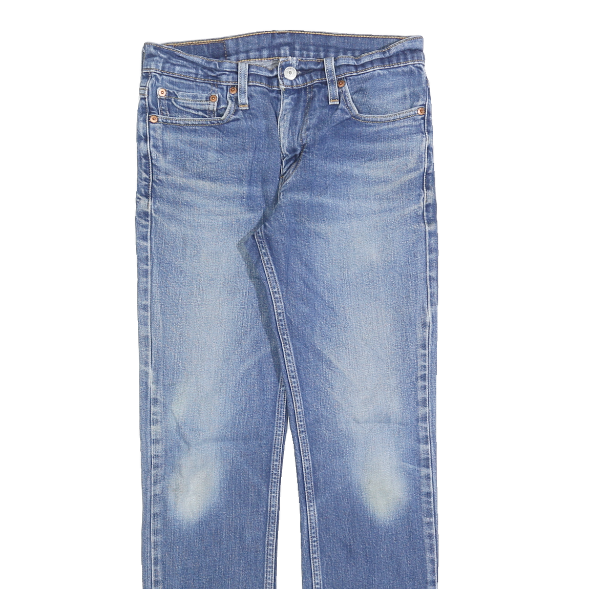 LEVI'S 511 Slim Mens Jeans Blue Slim Skinny Denim Medium W29 L30 Zip