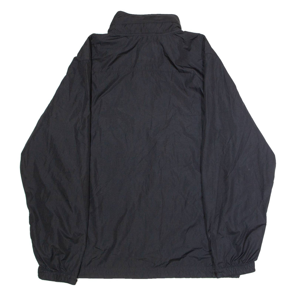 NIKE NA #8 Mens Windbreaker Jacket Black USA Hooded L