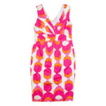 BODEN Womens Pencil Dress Pink Spotted Sleeveless Knee Length UK 10
