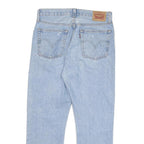 LEVI'S 501 Womens Regular Fit Straight Denim Light W27 L26 Distressed Jeans