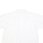 OUT OF AFRICA Mens White Cotton Blend Short Sleeve Shirt L Casual Summer Shirt