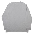 MAJESTIC Mens Grey Los Angeles Rams Graphic T-Shirt XL Long Sleeve Crew Neck