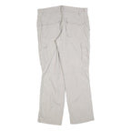 CLOCKHOUSE Mens Regular Beige Cotton Blend Zip Cargo Trousers W34 L32 Casual