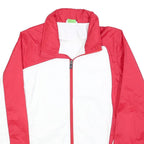 ERIMA Mens Red & White Suisse Zip Jacket M Polyester Blend Plain Sportswear