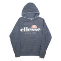 ELLESSE Mens Blue Hoodie S Cotton Blend Pullover Sweatshirt Hooded