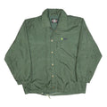 CLIQUE Mens Green XL Nylon Button Jacket Plain Lightweight Casual