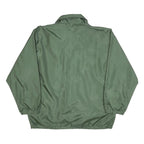CLIQUE Mens Green XL Nylon Button Jacket Plain Lightweight Casual