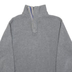 BODEN Womens Grey Cotton Plain Pullover Roll Neck Basic Knit XS Winter Jumper