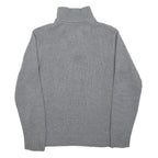 BODEN Womens Grey Cotton Plain Pullover Roll Neck Basic Knit XS Winter Jumper