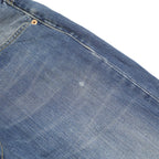 LEVI'S 501 Mens Jeans Blue Regular Straight Denim Medium W36 L36 Classic Button