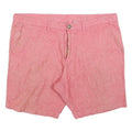 WRANGLER Mens Shorts Pink Casual L W36 Cotton Blend Classic Zip Pocket
