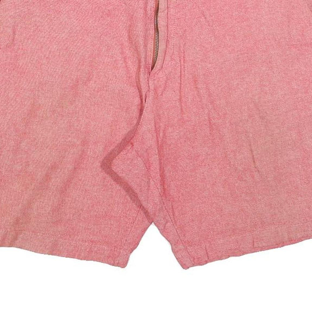 WRANGLER Mens Shorts Pink Casual L W36 Cotton Blend Classic Zip Pocket