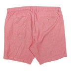 WRANGLER Mens Shorts Pink Casual L W36 Cotton Blend Classic Zip Pocket