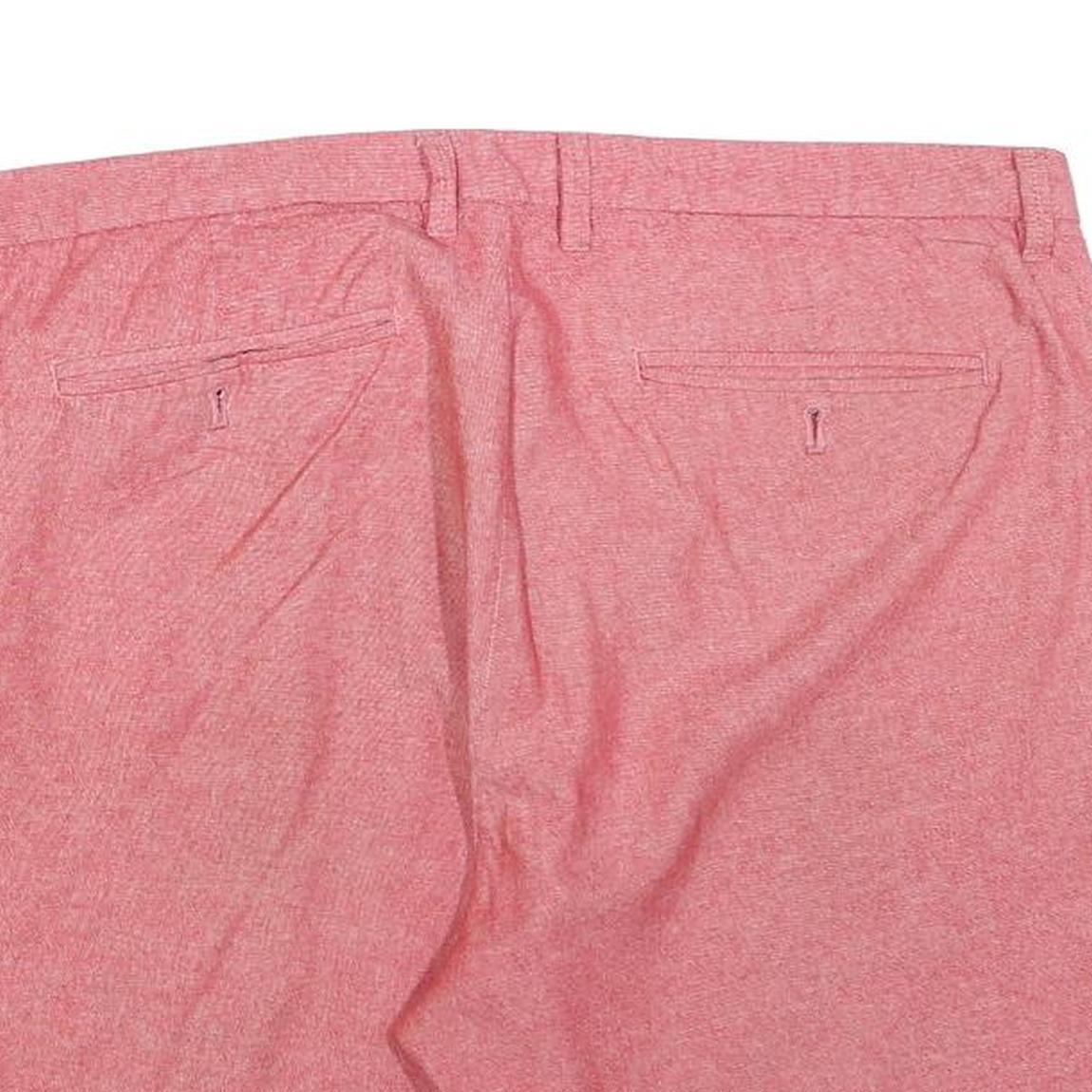 WRANGLER Mens Shorts Pink Casual L W36 Cotton Blend Classic Zip Pocket