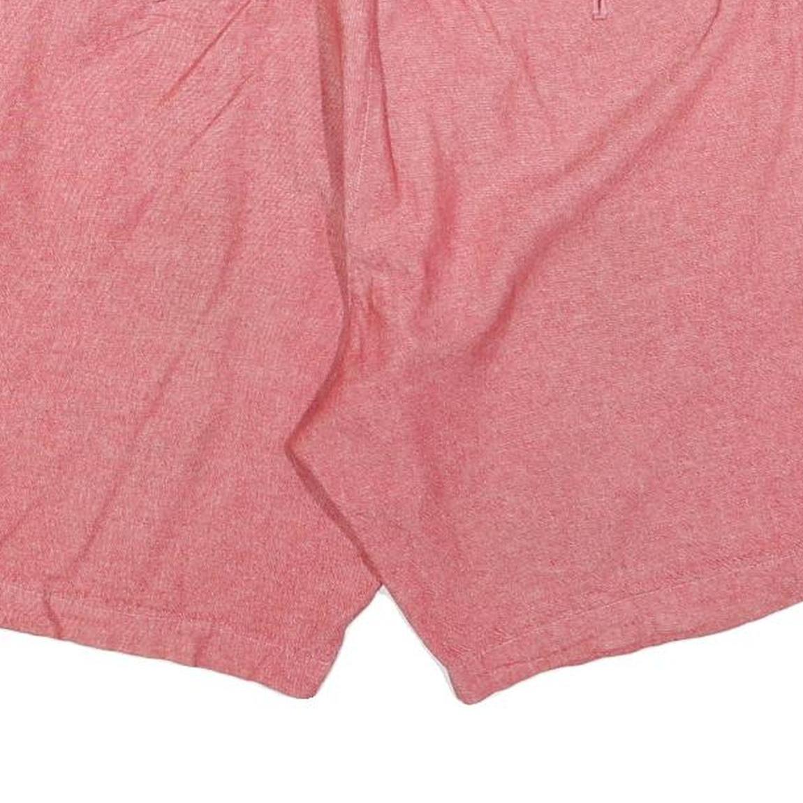 WRANGLER Mens Shorts Pink Casual L W36 Cotton Blend Classic Zip Pocket