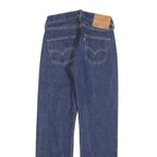 LEVI'S 501 Mens Jeans Blue Regular Straight Denim Medium W26 L30 Classic Button