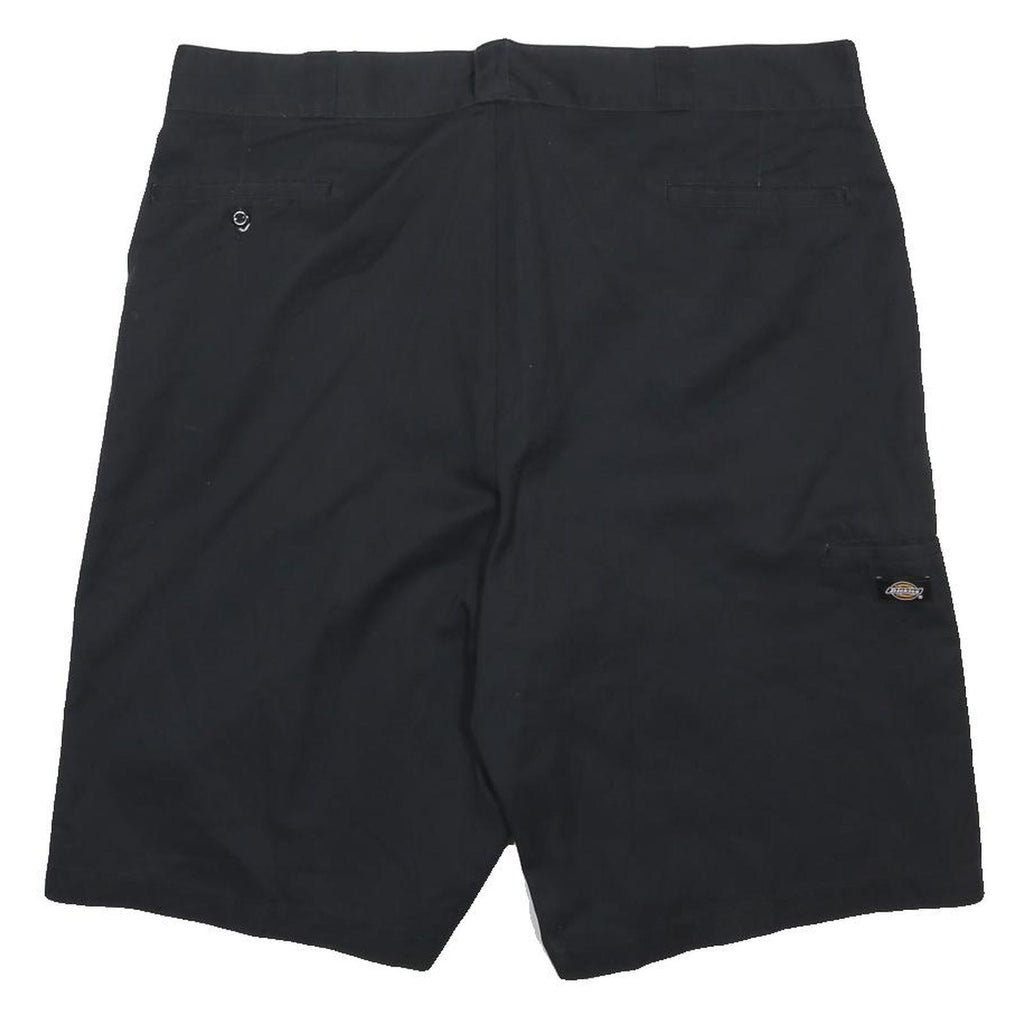 DICKIES Mens Black Casual Shorts Loose Fit 2XL W42 Workwear Cotton Blend