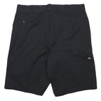 DICKIES Mens Black Casual Shorts Loose Fit 2XL W42 Workwear Cotton Blend