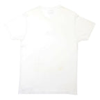 EMPORIO ARMANI Mens White L Graphic T-Shirt Short Sleeve Crew Neck Luxury Cotton