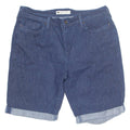 LEVI'S Turn Up Womens Denim Shorts Blue Relaxed L W34