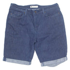 LEVI'S Turn Up Womens Denim Shorts Blue Relaxed L W34