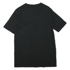 CHAMPION Mens Black Graphic T-Shirt M Short Sleeve Crew Neck Logo Print