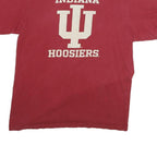 Mens Red Indiana Hoosiers Graphic T-Shirt L Short Sleeve Crew Neck Sports