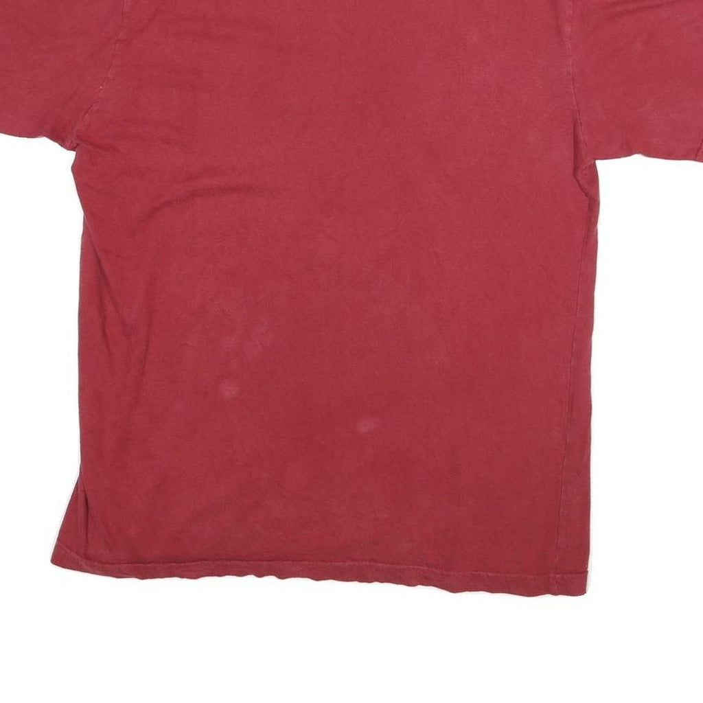 Mens Red Indiana Hoosiers Graphic T-Shirt L Short Sleeve Crew Neck Sports