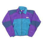SIERRA DESIGN Womens Purple & Blue Jacket S Polyester Blend Zip Outdoor Warm
