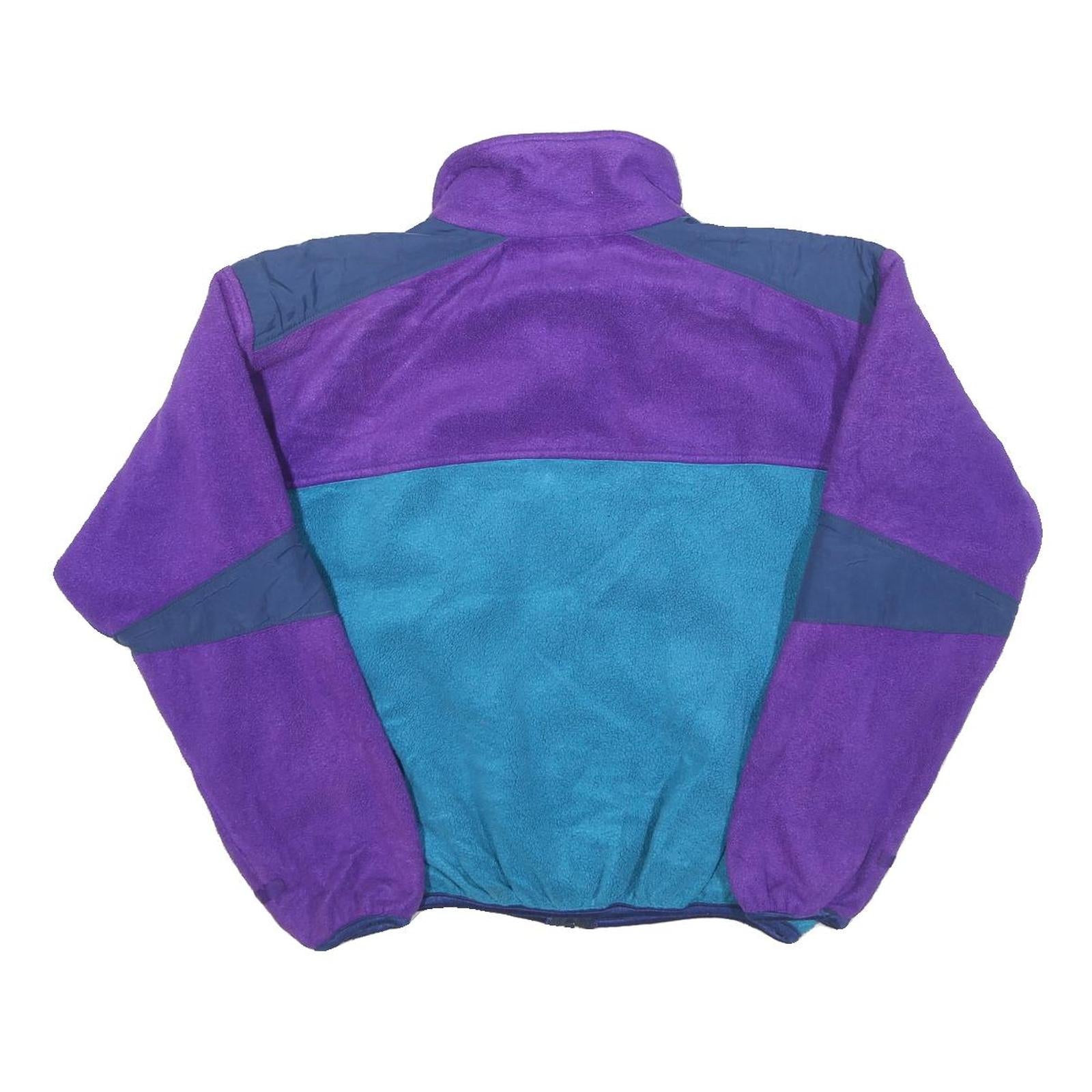 SIERRA DESIGN Womens Purple & Blue Jacket S Polyester Blend Zip Outdoor Warm