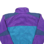 SIERRA DESIGN Womens Purple & Blue Jacket S Polyester Blend Zip Outdoor Warm