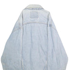 LEVI'S Mens Blue Denim Jacket M Cotton Plain Button Casual Vintage Classic