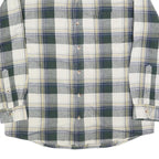 RED HEAD Mens Green & Cream Plaid Shirt XL Casual Cotton Blend Checked Button-Up