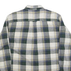 RED HEAD Mens Green & Cream Plaid Shirt XL Casual Cotton Blend Checked Button-Up