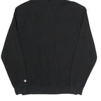 CHAMPION Mens Black Hoodie S Cotton Blend Pullover Sweatshirt