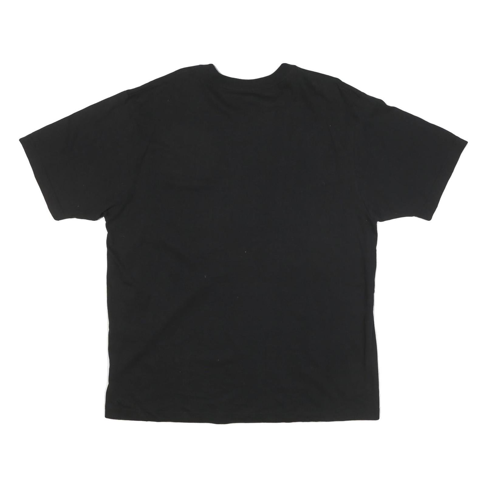 REEBOK Mens Black Hockey Hall Of Fame Graphic T-Shirt XL Short Sleeve Crew Neck