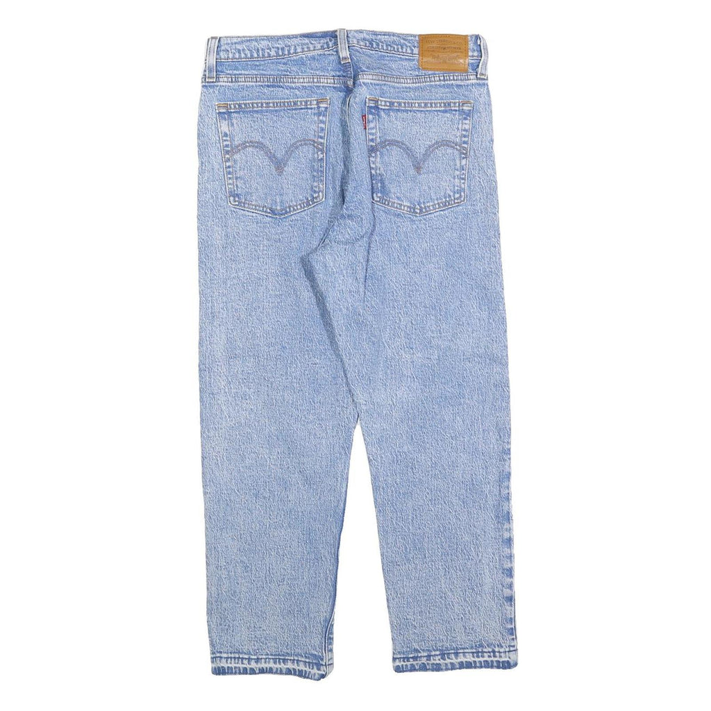 LEVI'S Womens Regular Fit Straight Leg Denim Light Blue Jeans W30 L26 Classic