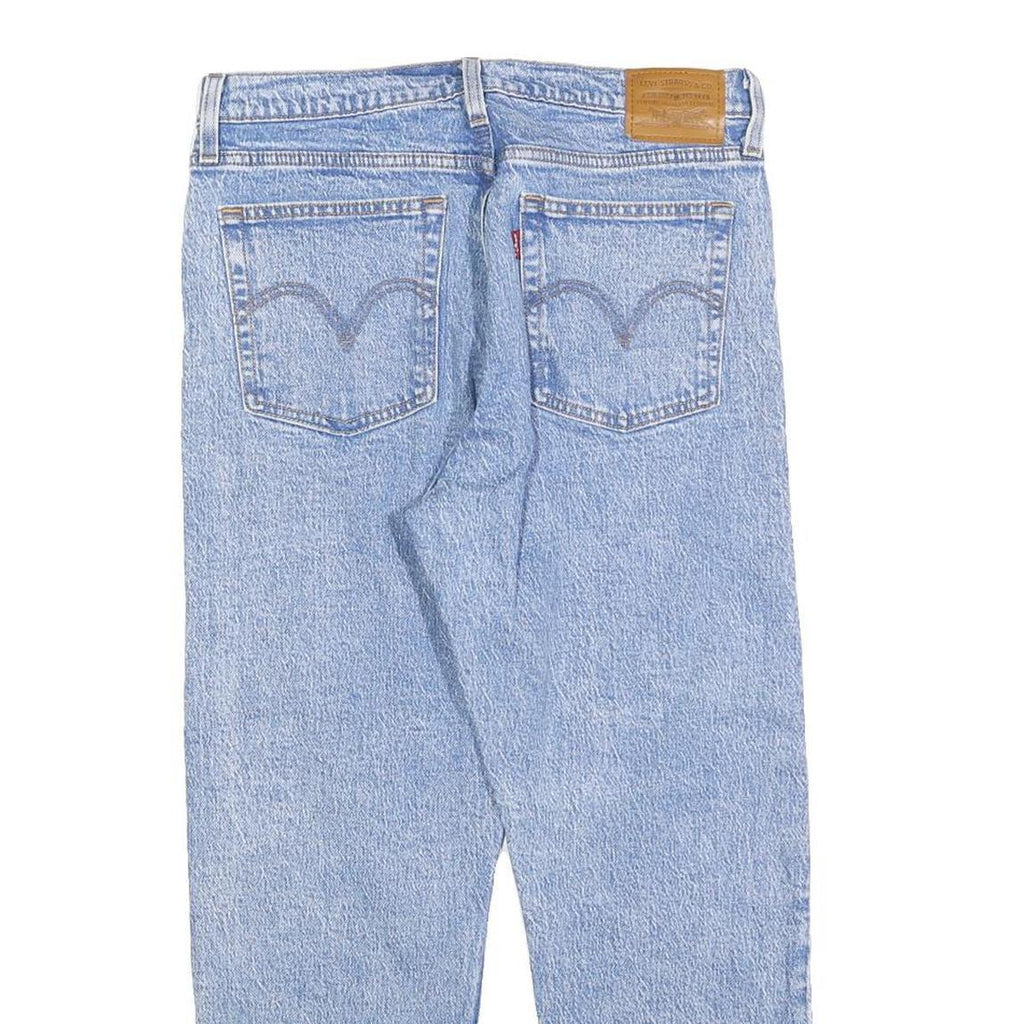 LEVI'S Womens Regular Fit Straight Leg Denim Light Blue Jeans W30 L26 Classic