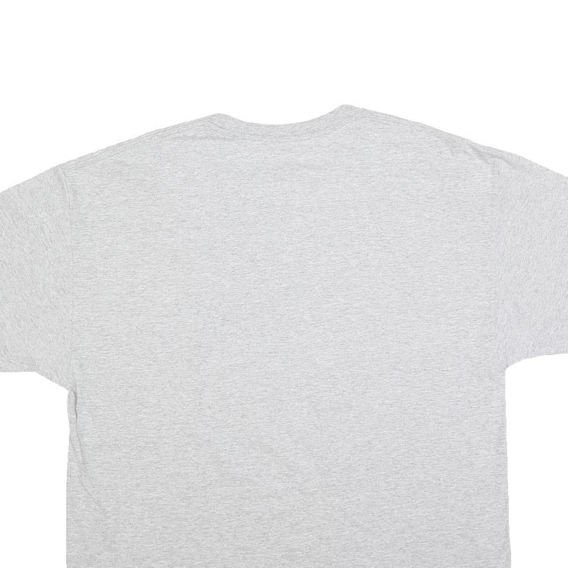 CHAMPION Mens Grey XL Graphic T-Shirt Short Sleeve Crew Neck Authentic Print