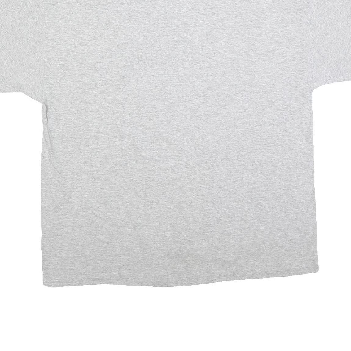 CHAMPION Mens Grey XL Graphic T-Shirt Short Sleeve Crew Neck Authentic Print