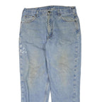 CARHARTT Mens Regular Fit Light Blue Denim Jeans W38 L32 Classic Cotton Blend
