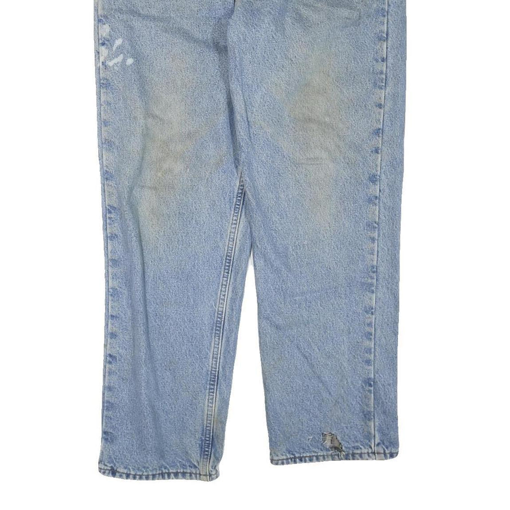 CARHARTT Mens Regular Fit Light Blue Denim Jeans W38 L32 Classic Cotton Blend