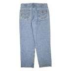 CARHARTT Mens Regular Fit Light Blue Denim Jeans W38 L32 Classic Cotton Blend