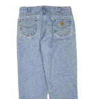CARHARTT Mens Regular Fit Light Blue Denim Jeans W38 L32 Classic Cotton Blend