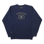 JANSPORT Mens Navy Blue Interlochen Crew Neck L Sweatshirt Cotton Blend