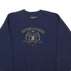 JANSPORT Mens Navy Blue Interlochen Crew Neck L Sweatshirt Cotton Blend