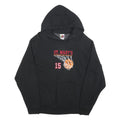 FRUIT OF THE LOOM Mens Black St. Marys Basketball Pullover Hoodie L Sports