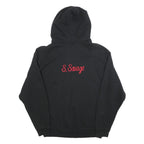 FRUIT OF THE LOOM Mens Black St. Marys Basketball Pullover Hoodie L Sports